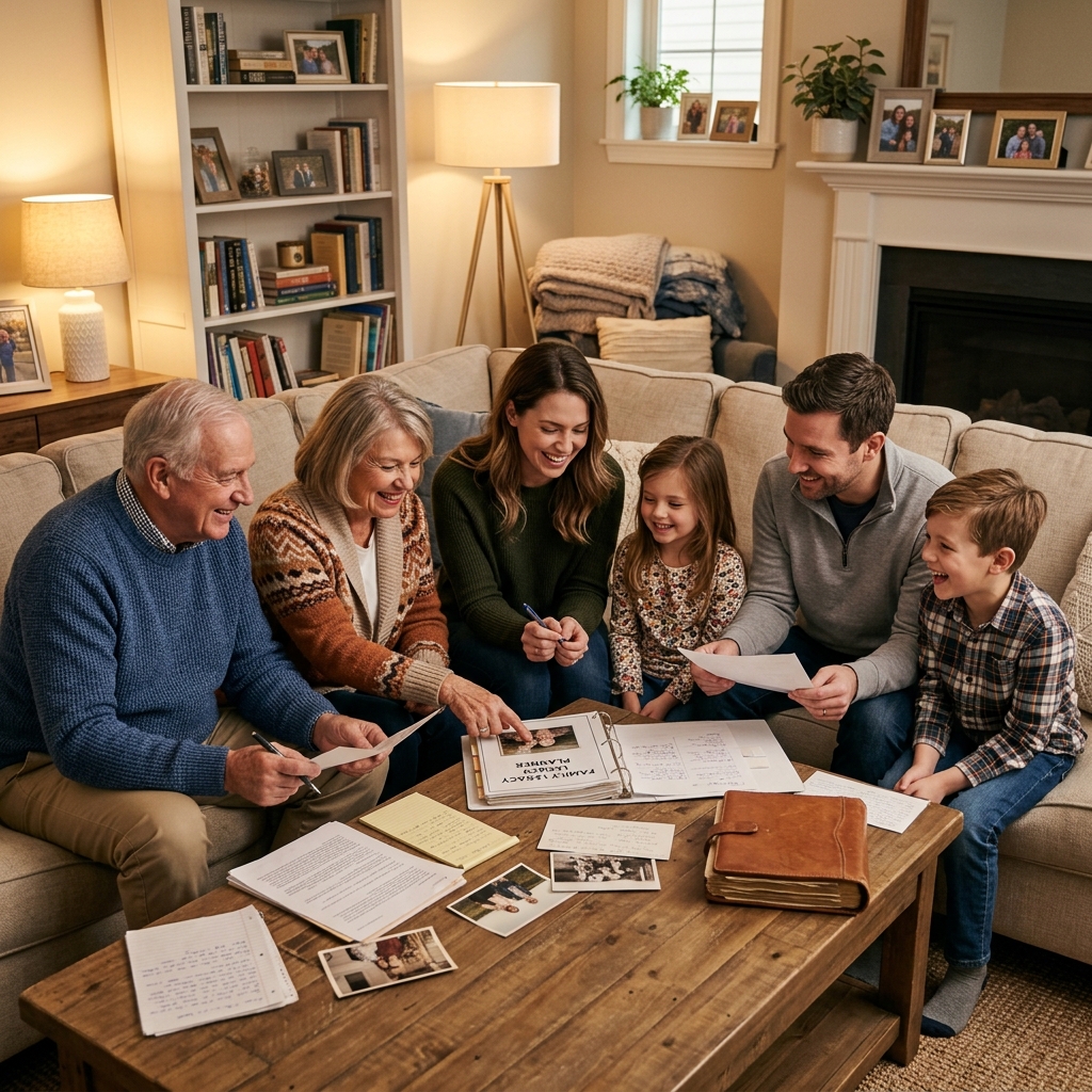 Multi-generational family protected by Legacy Vault